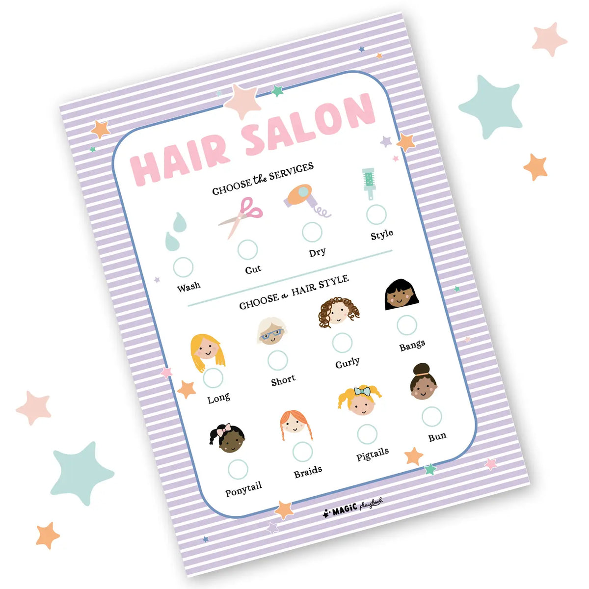 Saloon Notepad Hair Salon Notepad– Pippin Toy Co.